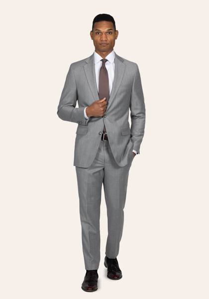 Men's Light Grey Two Piece Suit Timeless Elegance for Every  Occasion-tailored Fit, the Rising Sun Store, Vardo - Etsy