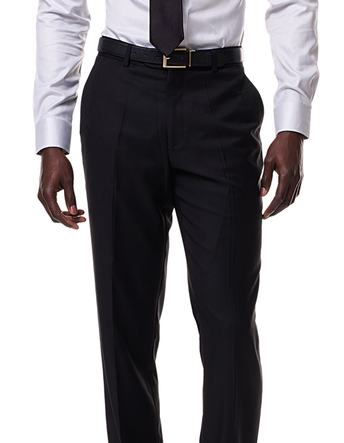 Men's Haggar® Premium Comfort Expandable-Waist Classic-Fit Stretch Pleated Dress  Pants