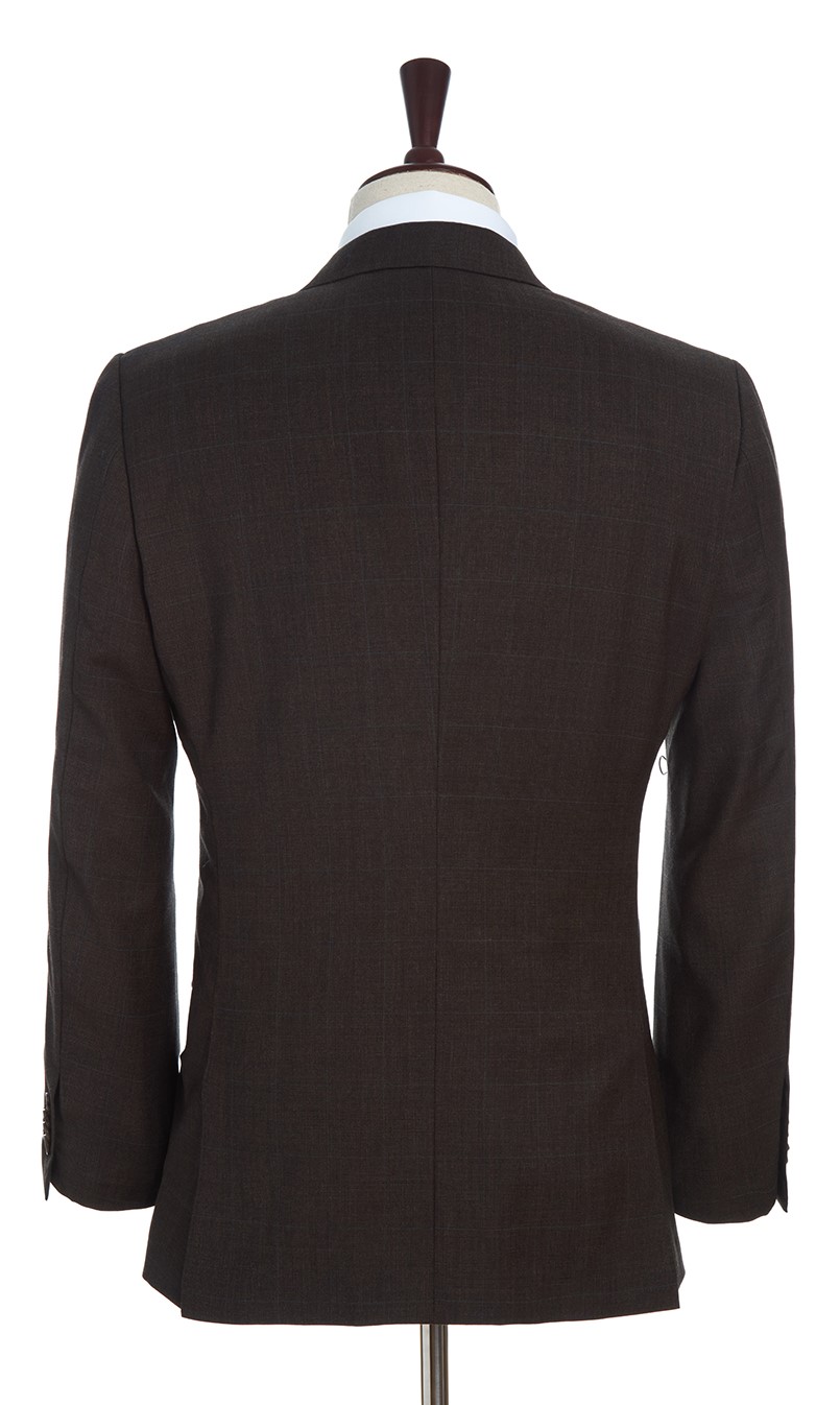 Brown Glen Plaid Suit